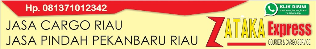 Banner Cargo Riau Zataka Express Cargo Riau