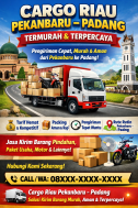 cargo murah pekanabaru padang
